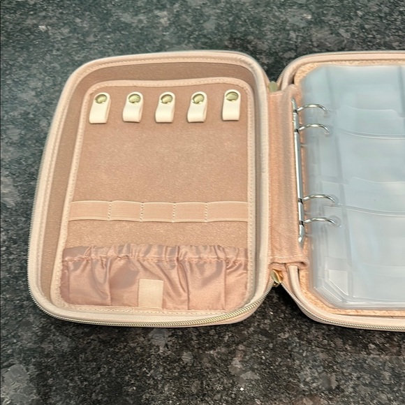 ProCase Blush Jewelry Organizer Zippered Binder Hard Outer Case NWOT - Picture 5 of 16